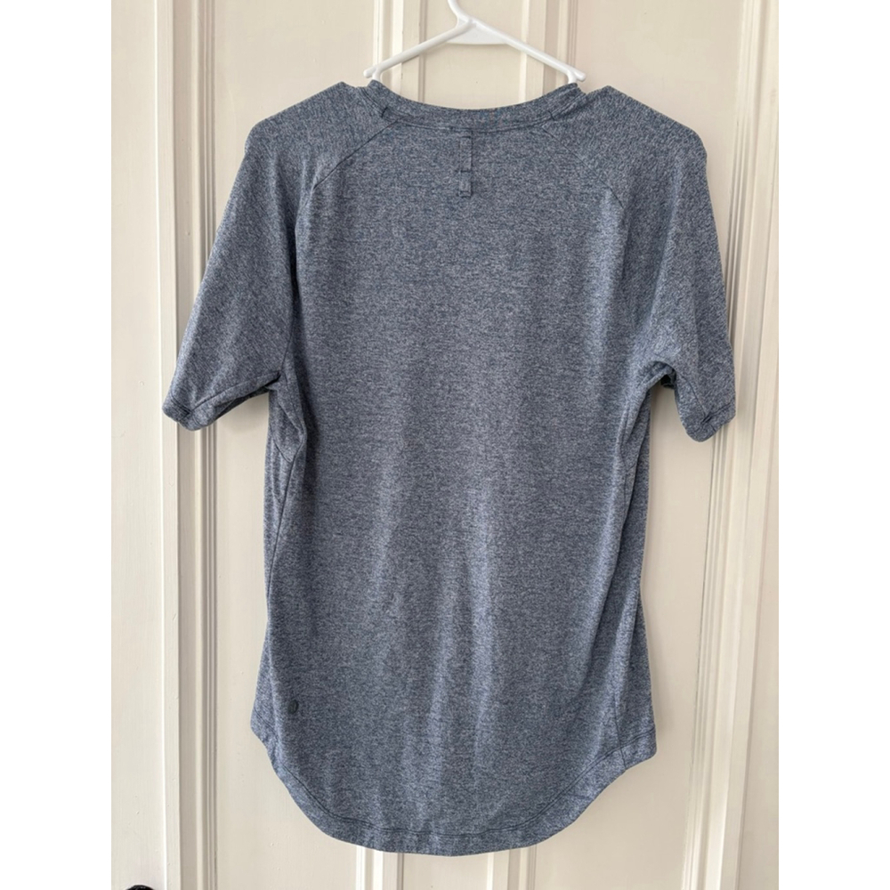Lululemon mens Short Sleeve Tee S Blue Black - Picture 2 of 3